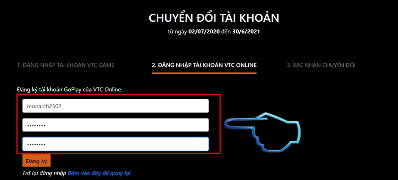 Cách Chuyển Đổi Tài Khoản Cf - Đột Kích Từ Vtc Game Sang Vtc Online