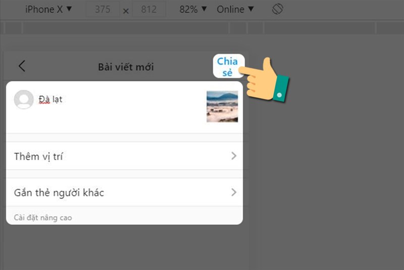 Chia sẻ lên trang cá nhân và các trang mạng xã hội.