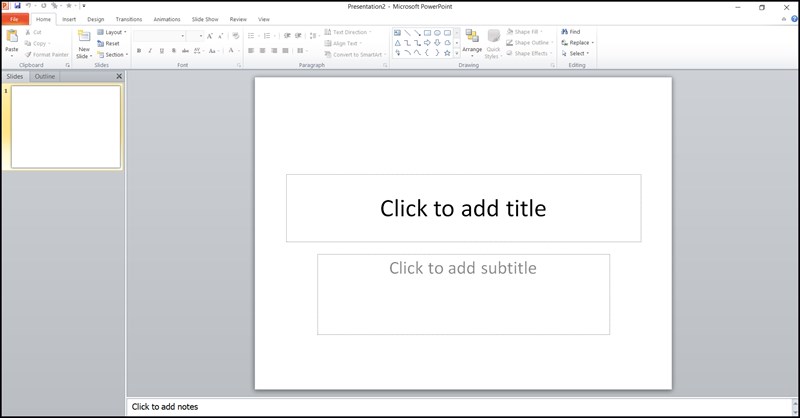 Bước 1: Mở file trình chiếu PowerPoint.
