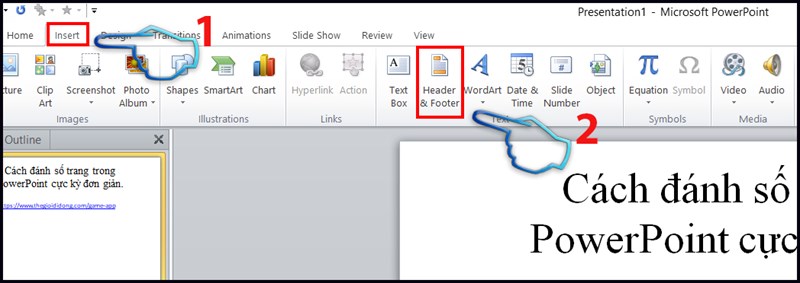 Cách Đánh Số Trang Trong Powerpoint Cực Kỳ Đơn Giản.