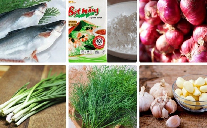Các nguyên liệu cần có món nạp năng lượng chả cá trường đoản cú cá tươi