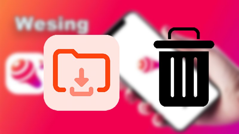 c&aacute;ch lưu v&agrave; xo&aacute; b&agrave;i h&aacute;t thu &acirc;m tr&ecirc;n ứng dụng Wesing