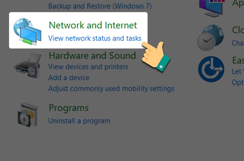 V&agrave;o mạng v&agrave; kết nối mạng.