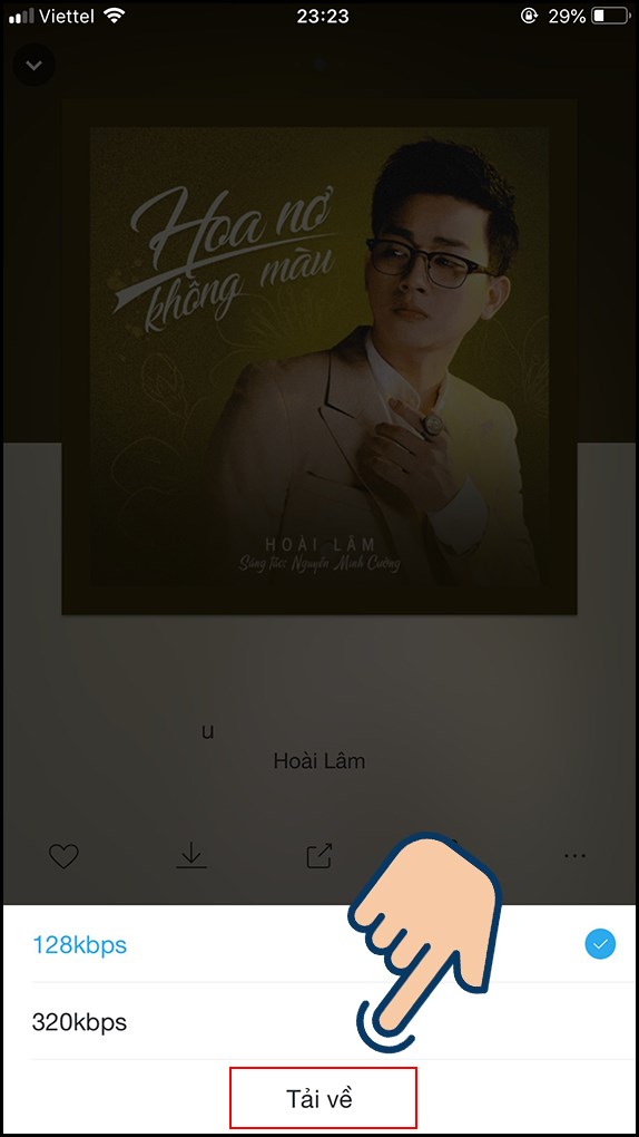 Chọn chất lượng tải và nhấn Tải về.