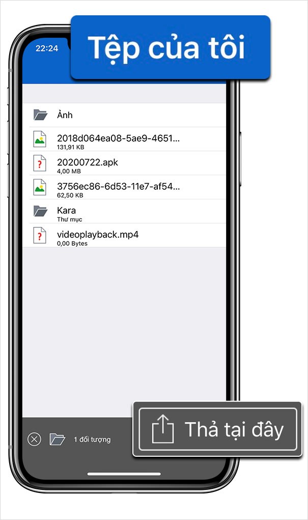 Tại mục của t&ocirc;i nhấn thả tại đ&acirc;y.