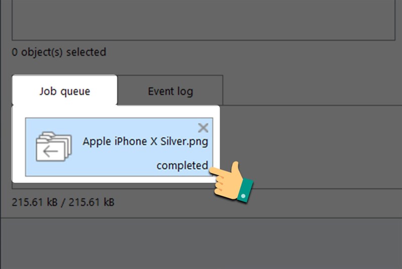 Ho&agrave;n th&agrave;nh việc chuyển tệp.