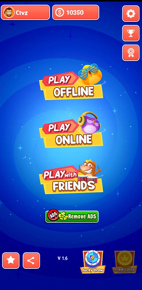 Có 3 chế độ chơi trong Uno Friends