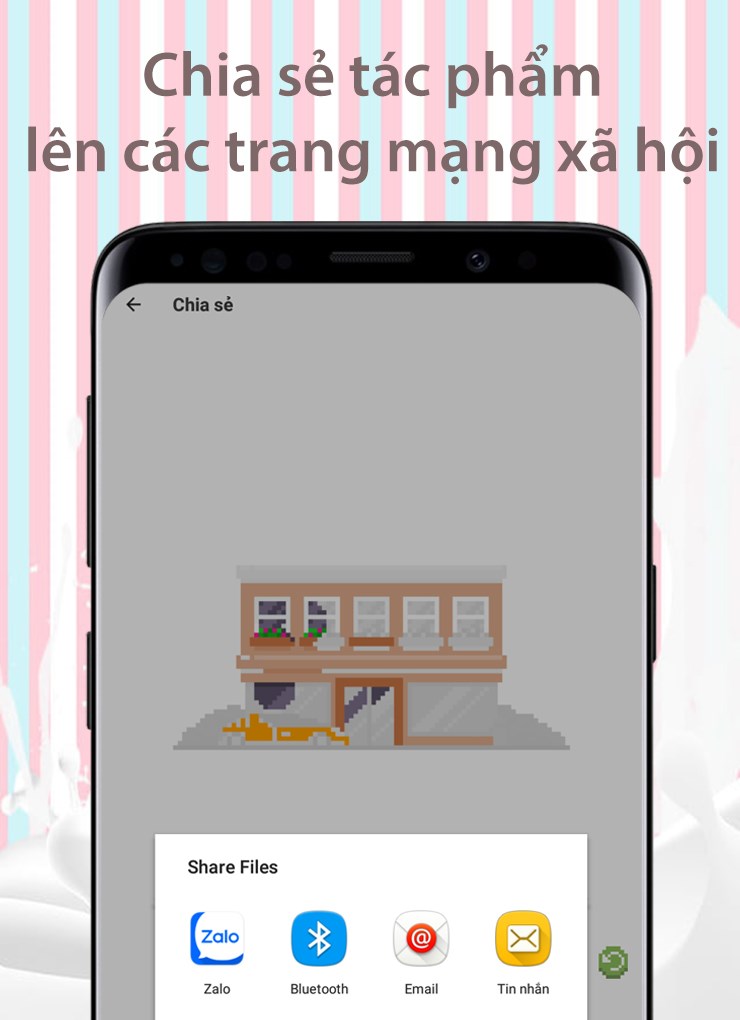 Chia sẻ tác phẩm lên các trang mạng xã hội phổ biến