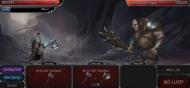 Ngoài đòn đánh thường bất cứ kỹ năng nào cũng sẽ tốn fucus