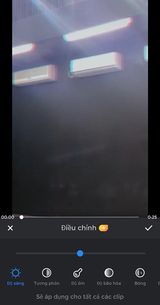 Chỉnh m&agrave;u video đơn giản