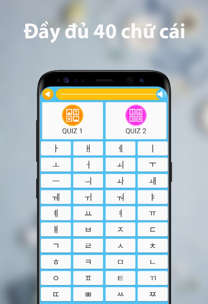 Bảng chữ c&aacute;i đầy đủ 
