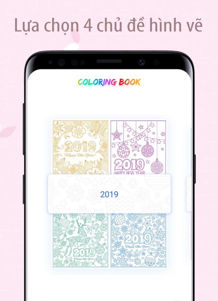 T&ugrave;y chọn 4 chủ đề h&igrave;nh vẽ kh&aacute;c nhau