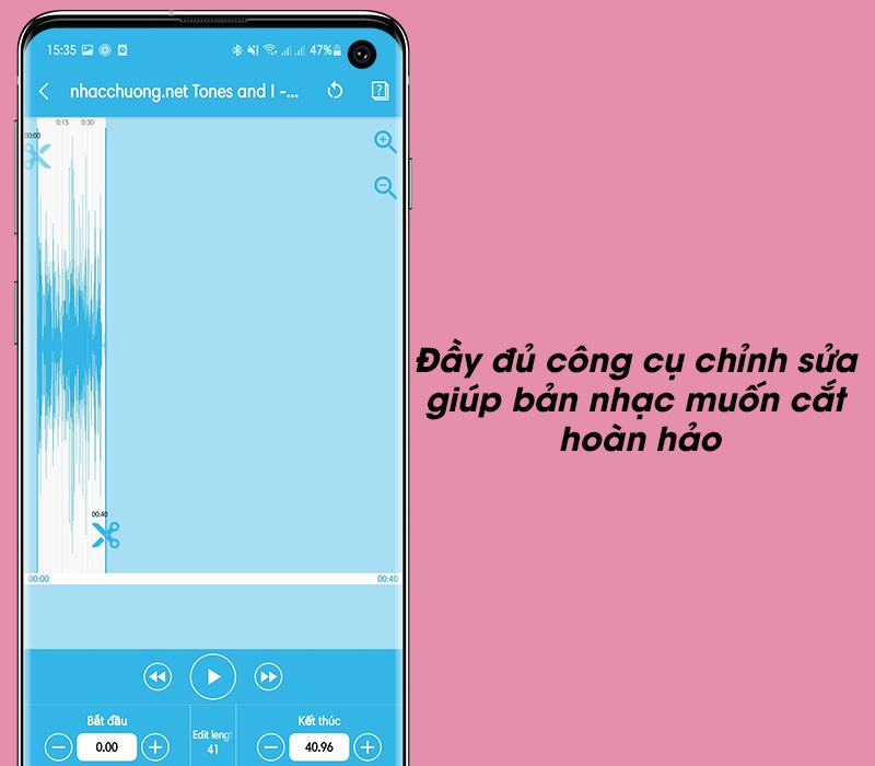 Cung cấp đầy đủ công cụ chỉnh sửa