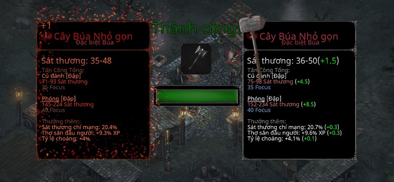 Giao diện cường hoá trang bị