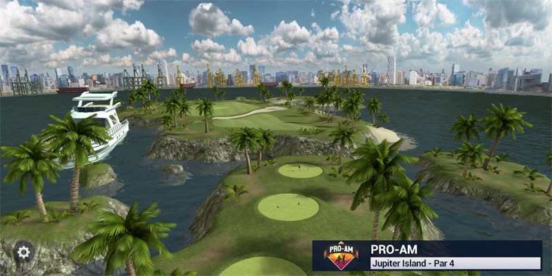 Sân golf 3D thực tế vô cùng đẹp mắt