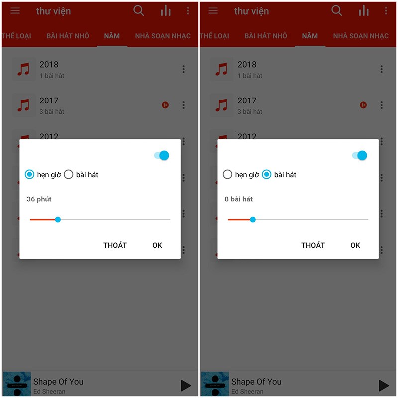 Hẹn giờ tắt nhạc bằng 2 cách