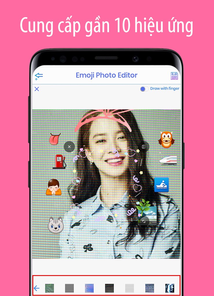  Cung cấp c&aacute;c hiệu ứng độc đ&aacute;o