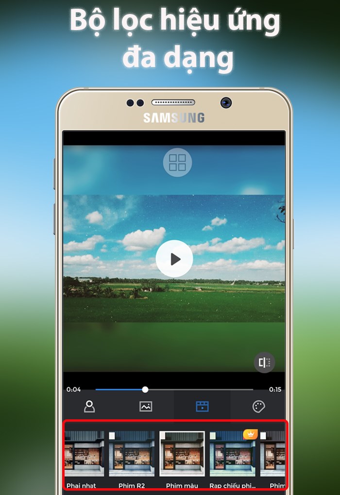 Nhiều bộ lọc kỳ ảo dành cho video