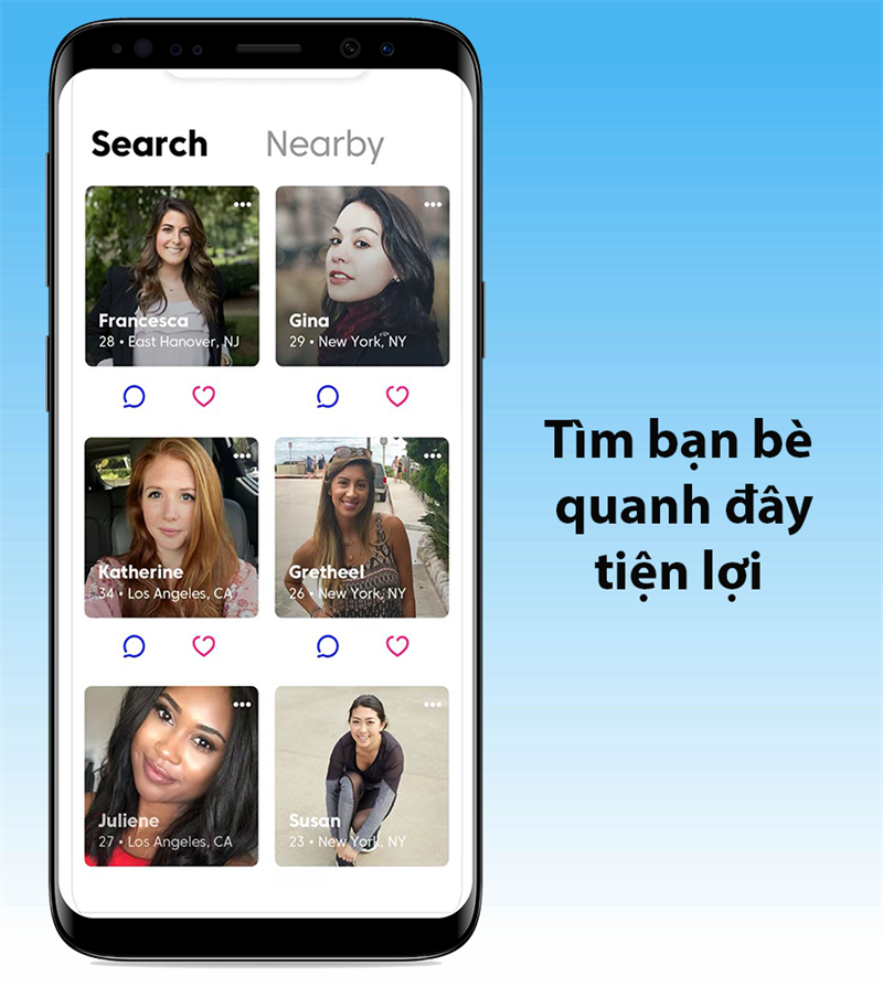 T&igrave;m bạn quanh đ&acirc;y tiện lợi
