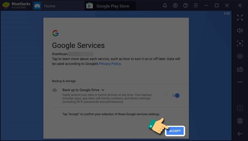 Đồng &yacute; sử dụng c&aacute;c điều khoản.