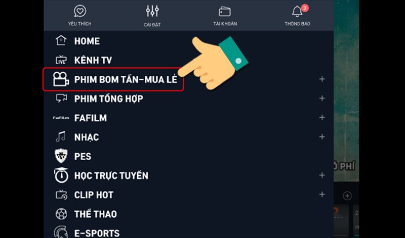 Phim bom tấn y&ecirc;u th&iacute;ch.