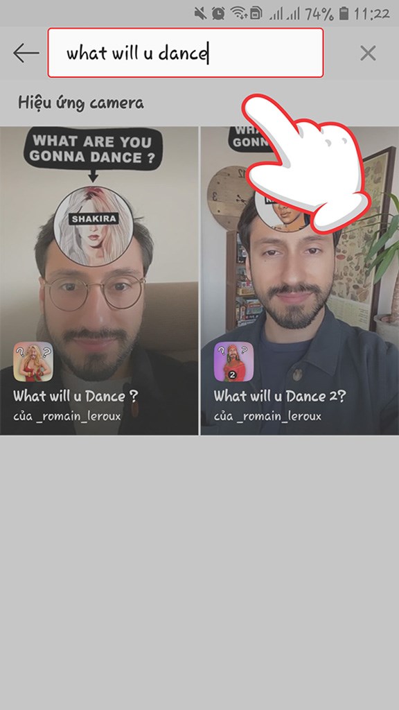 C&aacute;ch d&ugrave;ng hiệu ứng What will u dance? - 4
