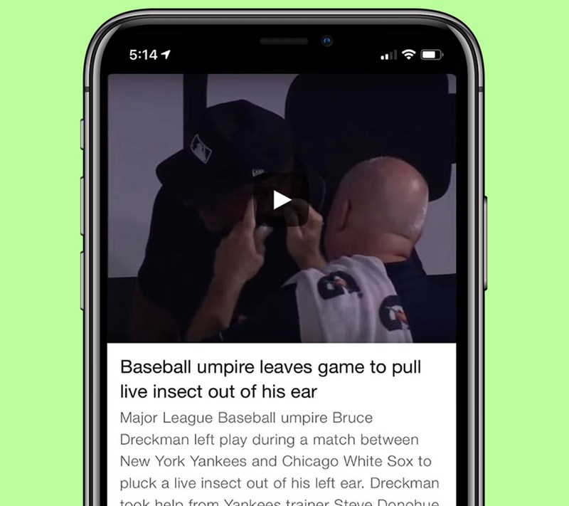 Xem video trong b&agrave;i tin tức dễ d&agrave;ng.