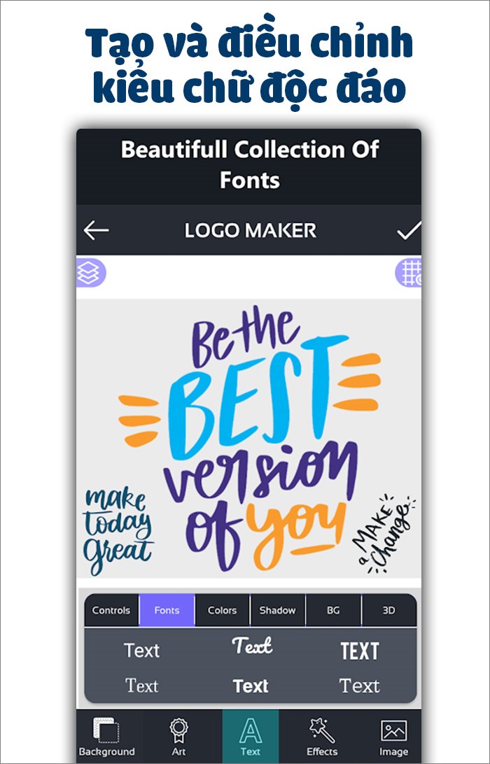Điều chỉnh cỡ chữ nhanh ch&oacute;ng