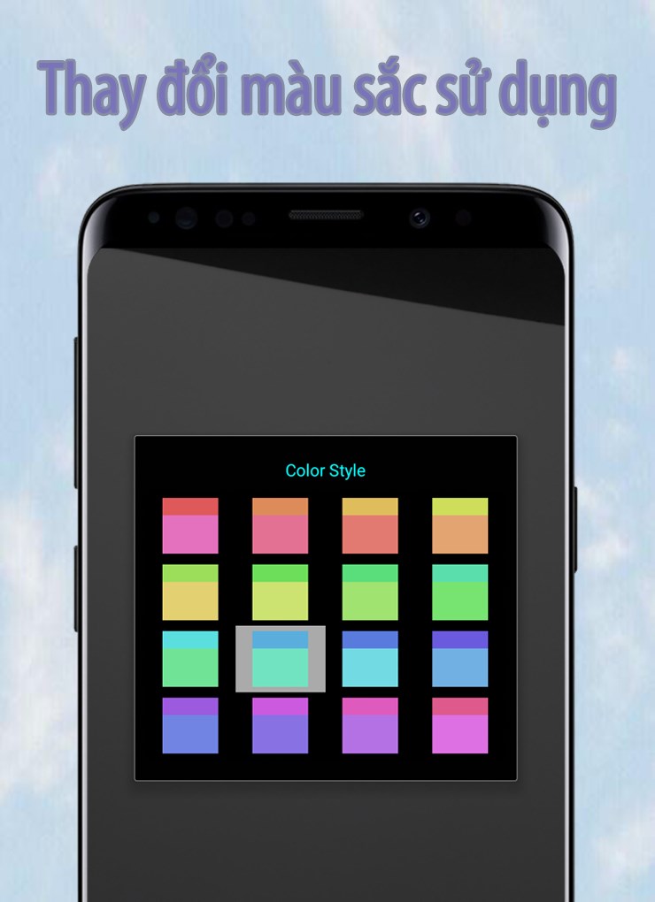 thay đổi m&agrave;u sắc