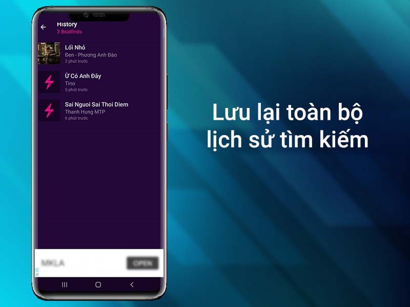 Lưu lại toàn bộ lịch sử tìm kiếm của bạn