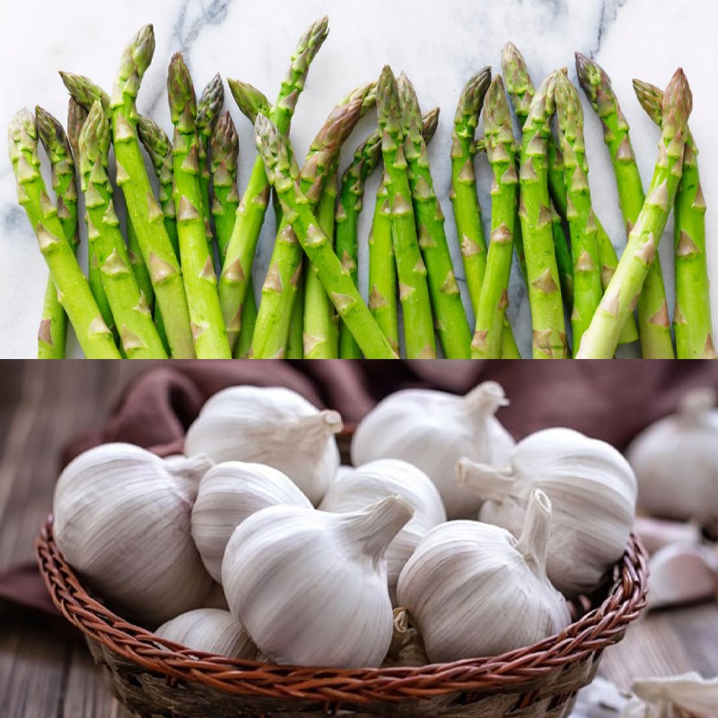 Nguyên liệu món ăn uống măng tây xào tỏi