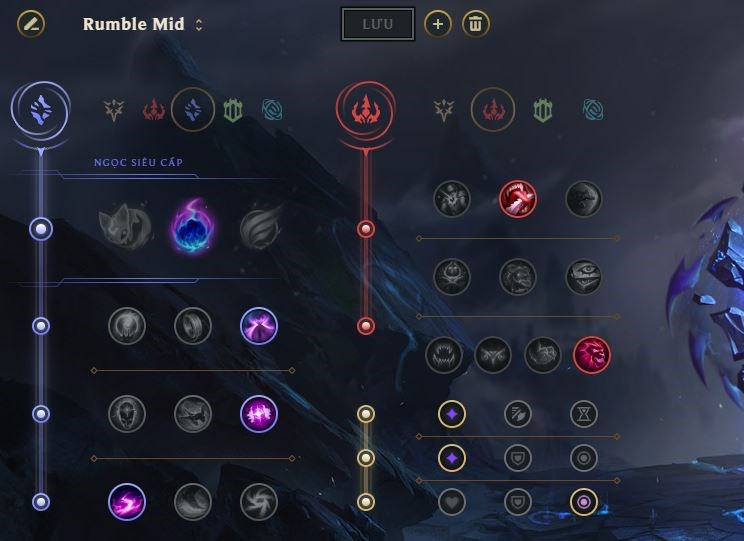 Bảng ngọc Rumble Mid