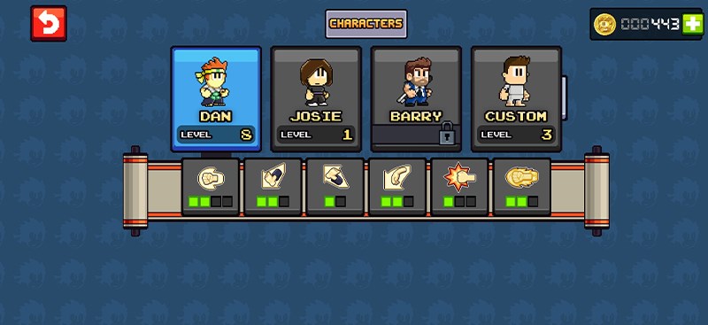 Những nh&acirc;n vật trong Dan the Man