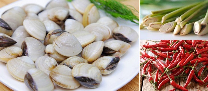 Các nguyên liệu cần có món ăn uống 3 cách có tác dụng ngao (nghêu) xào