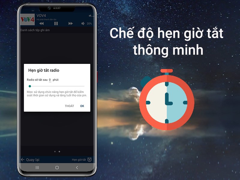 Chế độ hẹn giờ tắt thông minh