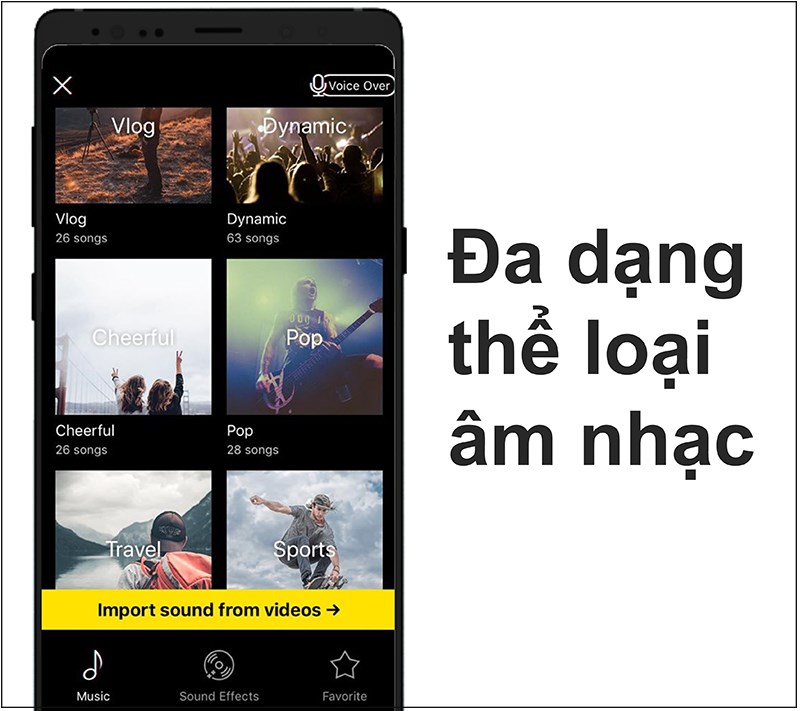 Đa dạng thể loại &acirc;m nhạc