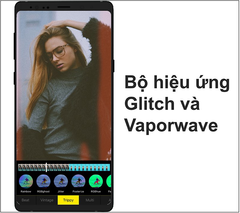 Bộ hiệu ứng Glitch v&agrave; Vaporwave