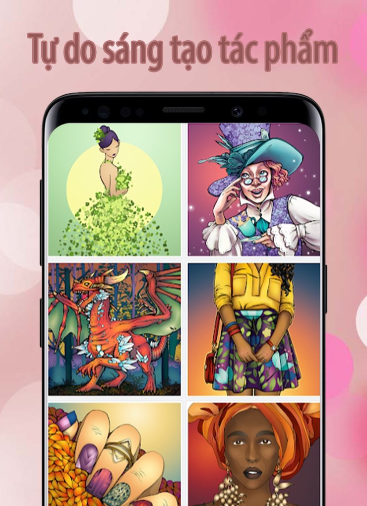 Tự s&aacute;ng tạo ra c&aacute;c t&aacute;c phẩm nghệ thuật theo mong muốn