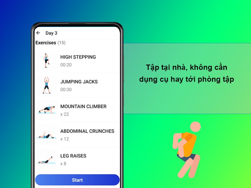 Tập tại nh&agrave;, kh&ocirc;ng cần dụng cụ hay tới ph&ograve;ng tập