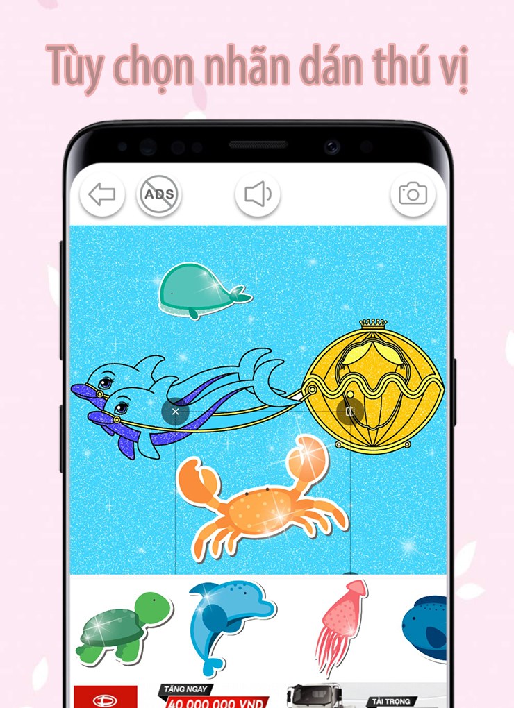 Thêm nhãn dán và biểu tượng cảm xúc vào tranh
