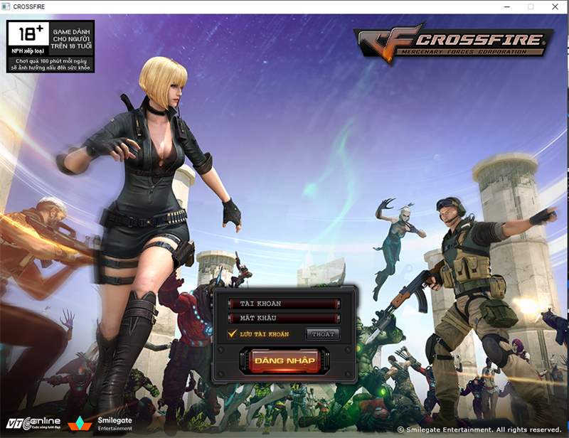 , giao diện game sẽ mở l&ecirc;n v&agrave; bạn chỉ cần đăng nhập t&agrave;i khoản Goplay