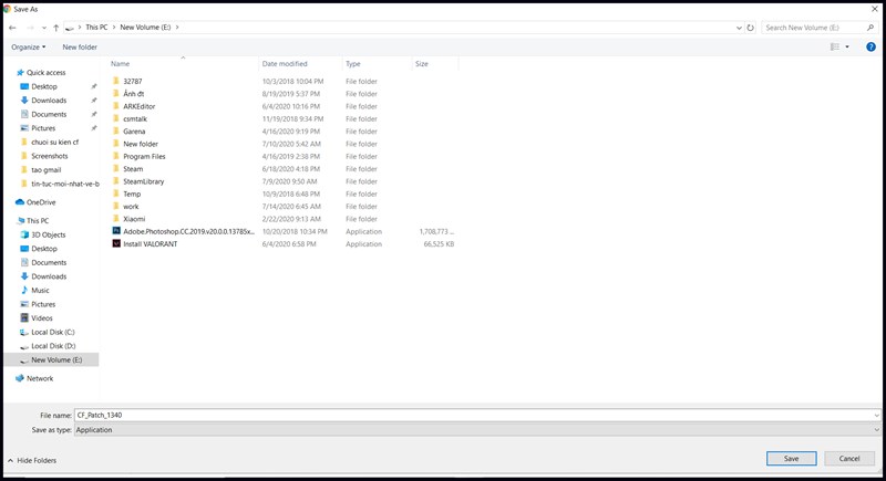 Bước 2: Tải bộ c&agrave;i Patch 1340 tr&ecirc;n trang chủ, Chọn Tải về m&aacute;y