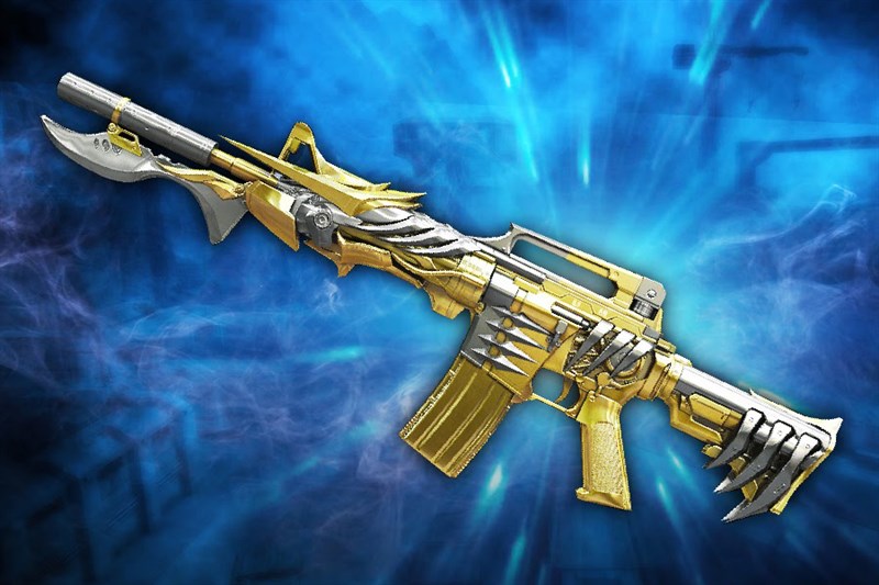 M4A1-Silencer-Prism Beast-Noble Gold (new)