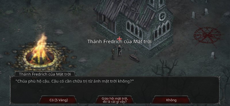 Bạn có thể trị thương ở những vị trí cố định