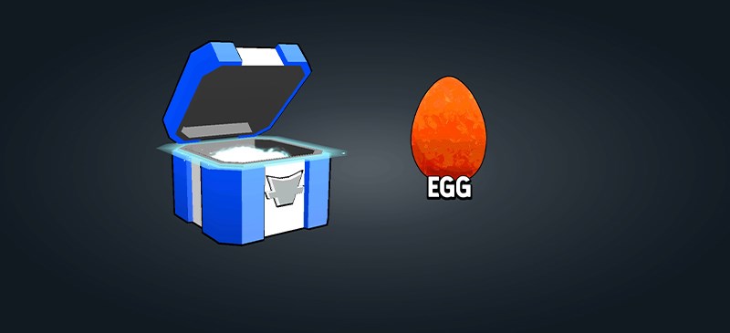 Những quả trứng sẽ nở ra qu&aacute;i th&uacute; ngẫu nhi&ecirc;n