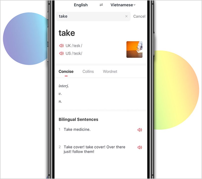 U-Dictionary cung cấp đầy đủ video, h&igrave;nh ảnh, v&iacute; dụ minh họa cho mỗi từ vựng