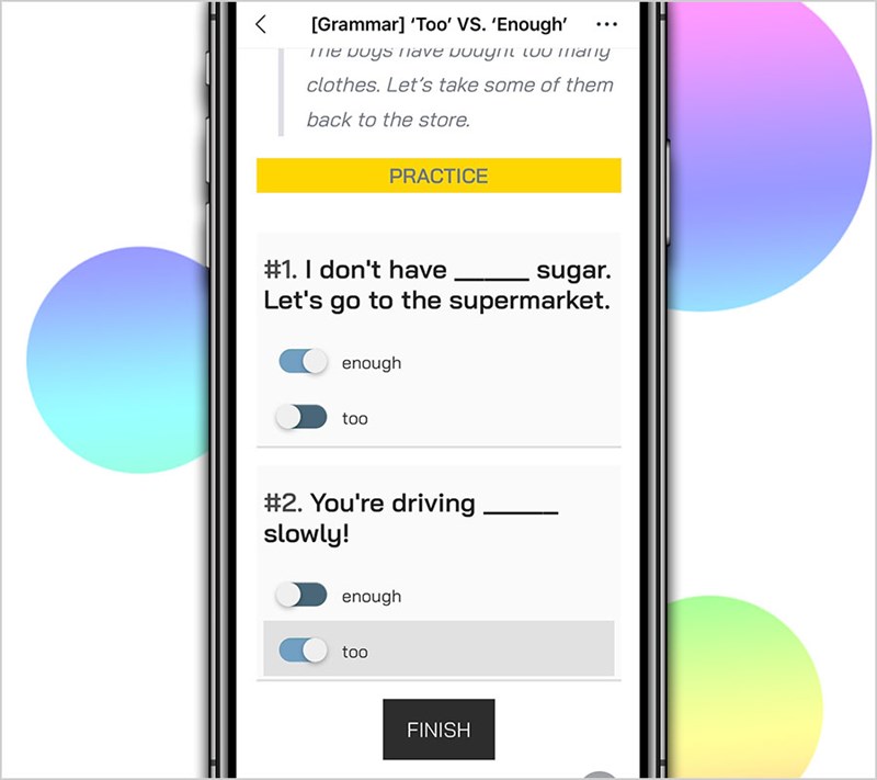 L&agrave;m b&agrave;i tập cuối b&agrave;i để &ocirc;n tập kiến thức