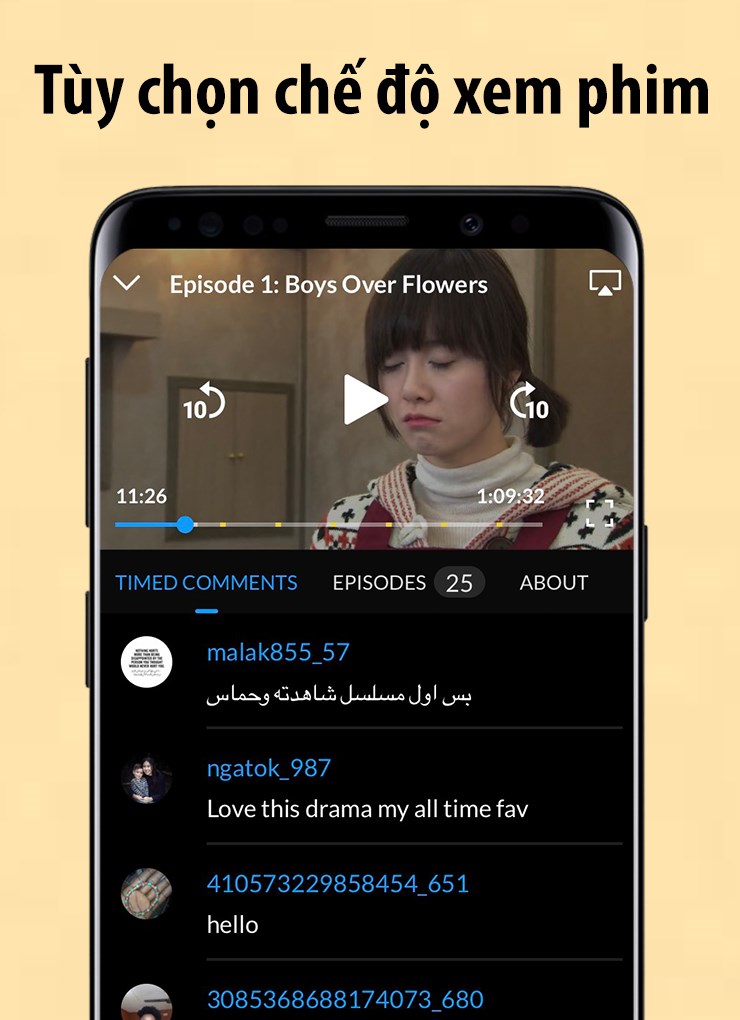 Chế độ xem phim tiện lợi