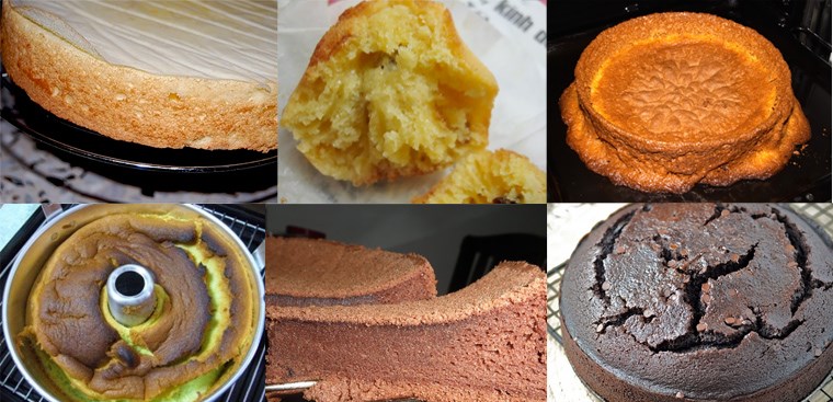 Cách khắc phục các lỗi khi làm bánh