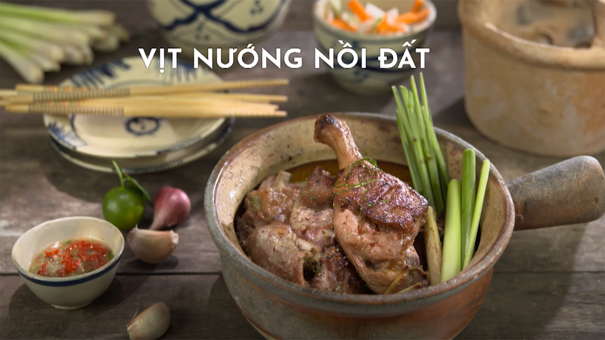 Vịt nướng nồi đất